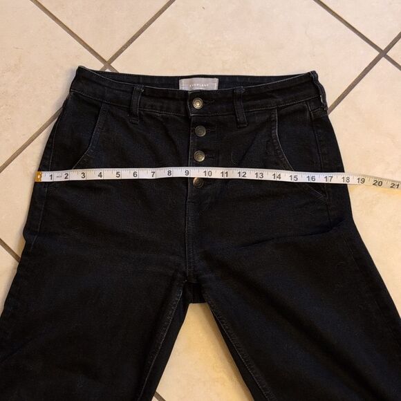 Everlane The Wide Leg Jean Black Size 28 - Picture 8 of 9